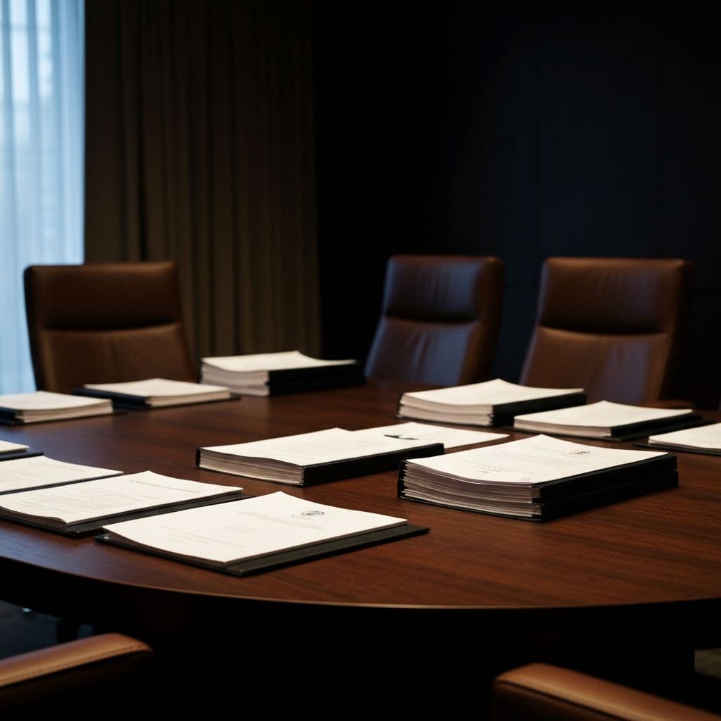 Professional governance documentation