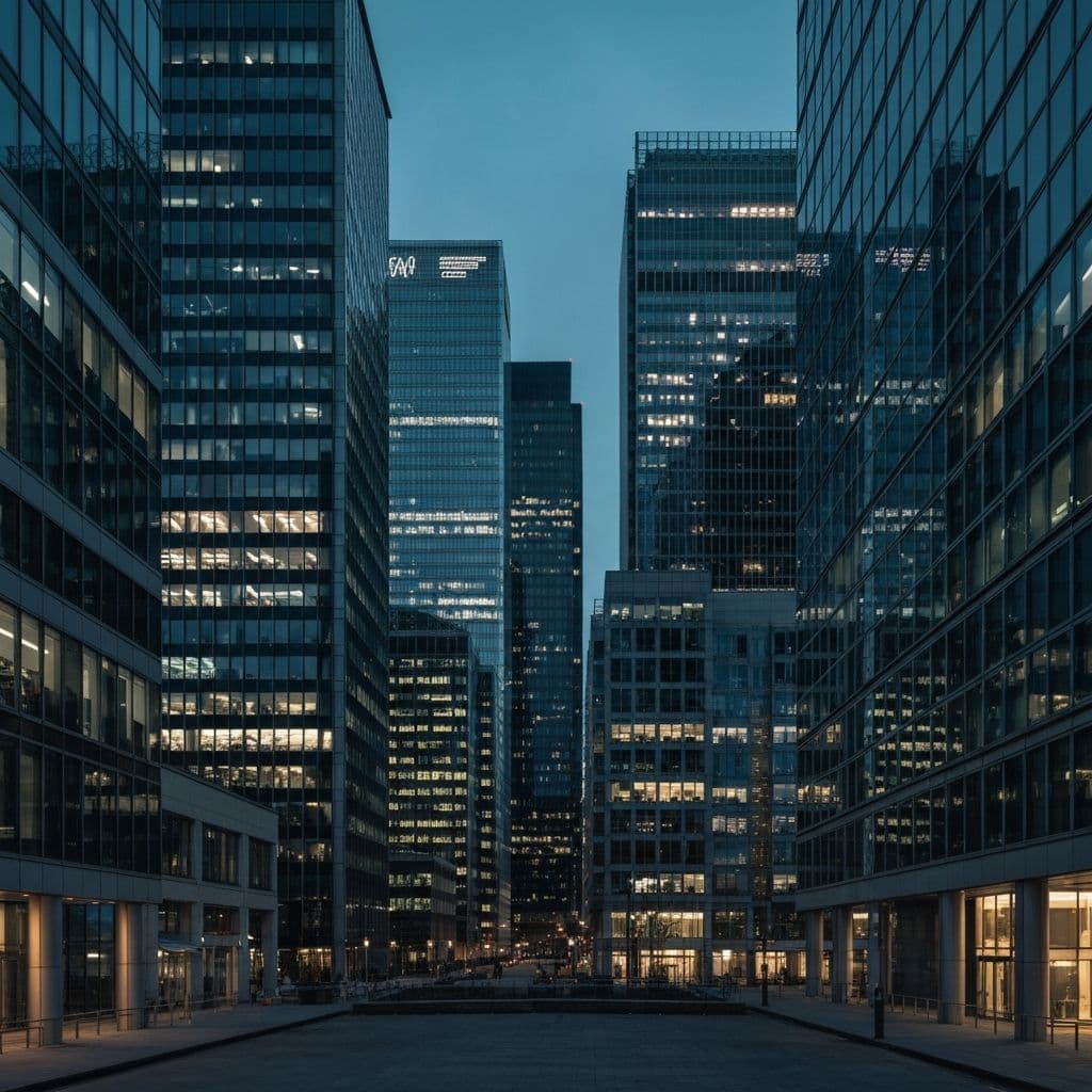Canary Wharf financial district