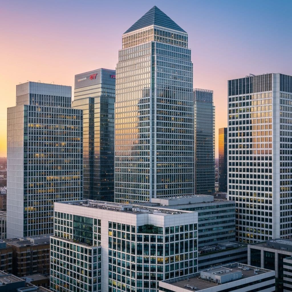 London financial district representing BlackCores professional services